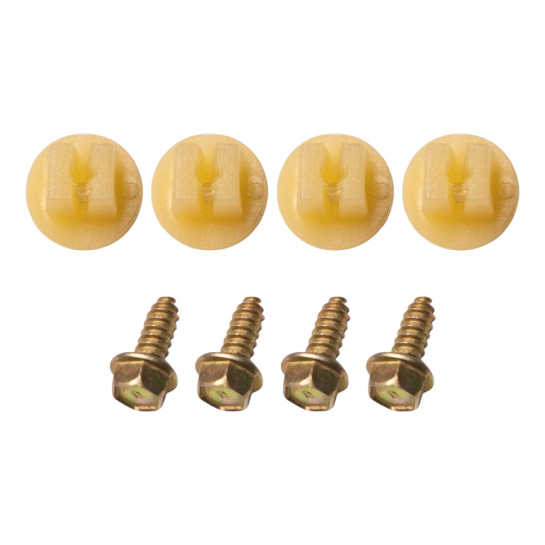 FASTENER KIT LICENCE/NUMBER PLATE XR-Y/ZA-D -8PC-