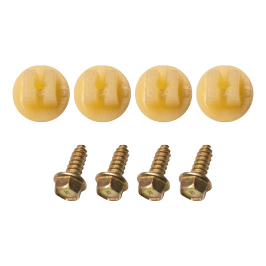 FASTENER KIT LICENCE/NUMBER PLATE XR-Y/ZA-D -8PC-