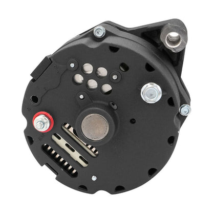 ALTERNATOR 105A INTERNAL-REG, 1-WIRE BLACK,SUIT MOST 60-EARLY 80s FORDS