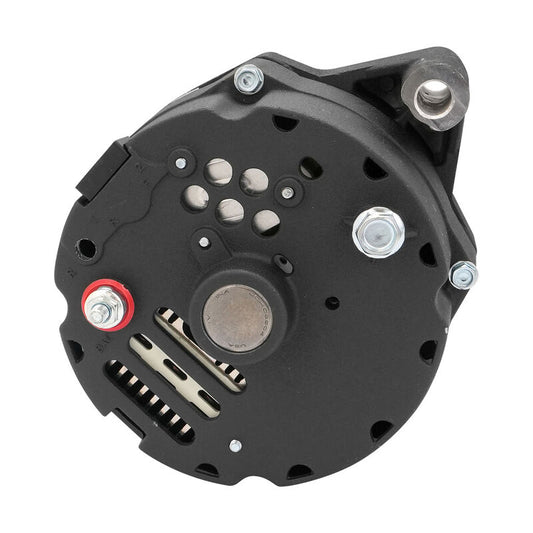 ALTERNATOR 105A INTERNAL-REG, 1-WIRE BLACK,SUIT MOST 60-EARLY 80s FORDS