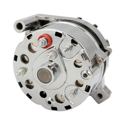 ALTERNATOR FORD EARLY-MOUNT EXT-REG 100AMP CHROME