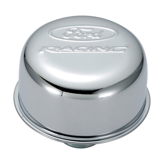 BREATHER/OIL CAP ENGINE PUSH-IN CHROME - FORD RACING