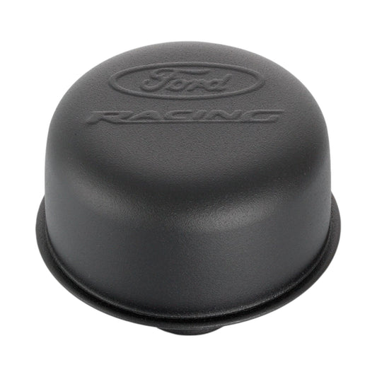BREATHER/OIL CAP ENGINE PUSH-IN - BLACK- FORD RACING