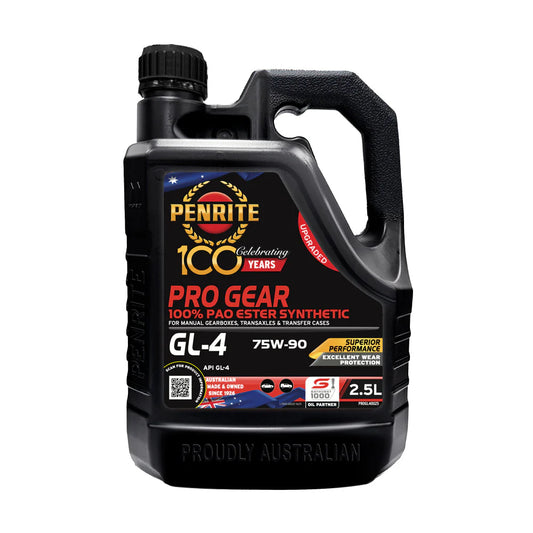 OIL GEAR 75W-90 TOPLOADER 2.5L PENRITE PROGEAR- FULL SYNTHETIC GL4