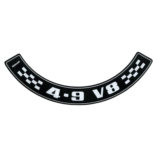 DECAL AIRCLEANER V8 4.9 XC