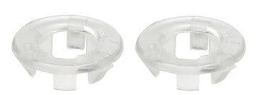 SURROUND DOOR LOCK KNOB CLEAR PLASTIC XR-B/ZA-B (NOT FOR FULL DOOR TRIMS) - PAIR