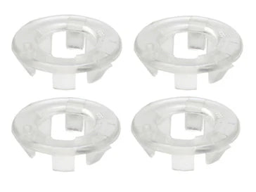 SURROUND DOOR LOCK KNOB CLEAR PLASTIC XR-B/ZA-B (NOT FOR FULL DOOR TRIMS) - SET OF 4