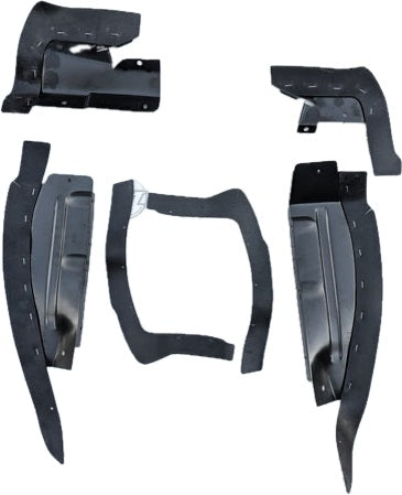 UNDER FENDER SPLASH SHIELD SET XR-Y/ZA-D - STEEL PLATES INC RUBBERS