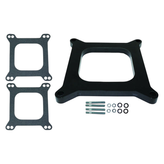 CARBURETTOR SPACER 4BBL SQ/BORE 1/2in OPEN BAKERLITE
