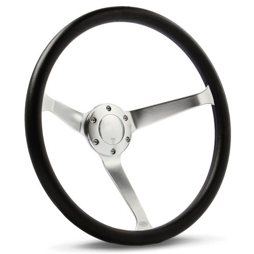 STEERING WHEEL POLYURATHANE 3-SPOKE 15in/50mm