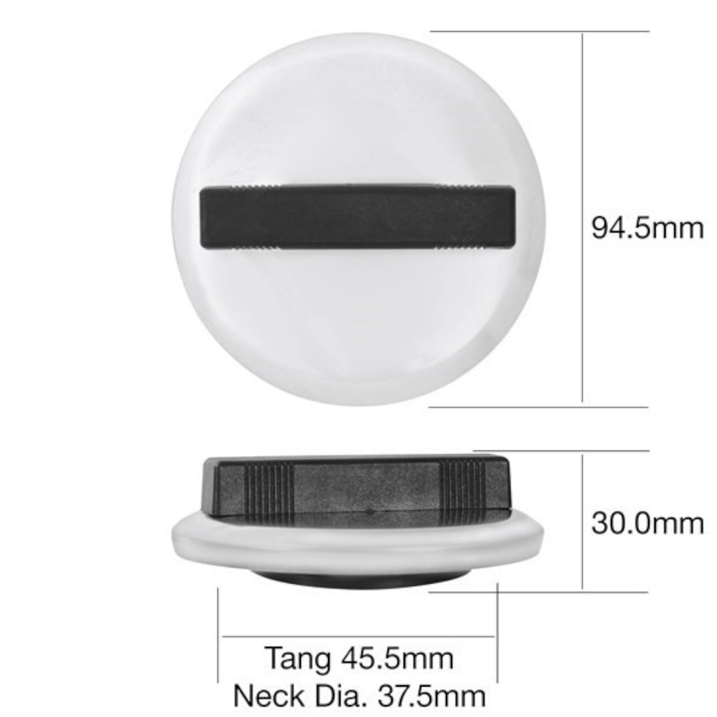 FUEL CAP XK-Y STD-REPLACEMENT NON-LOCK (VENTED)