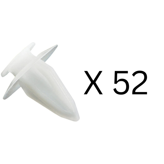 DOOR TRIM CLIP SET XT-Y/ZB-D (DOES 4 DOORS) MALE ONLY - 52PC