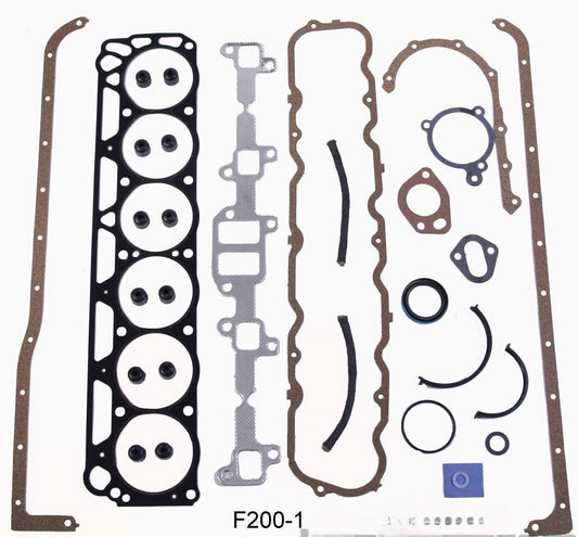 GASKET SET - FULL SET 6CYL 144-170 XK-P