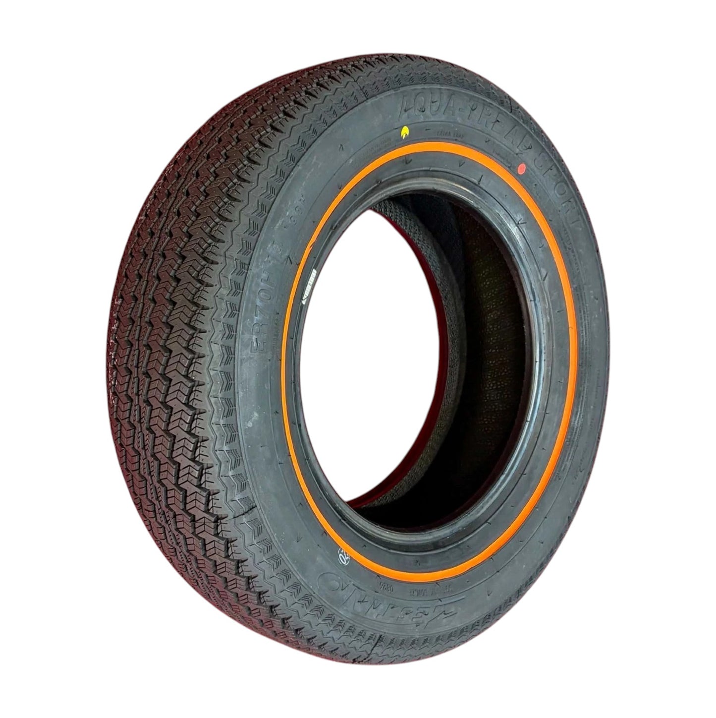 TYRE ROAD 205ER70/14 AQUAJET COPY REDWALL - EACH