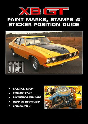 BOOK DECAL AND STICKER POSITION GUIDE XBGT