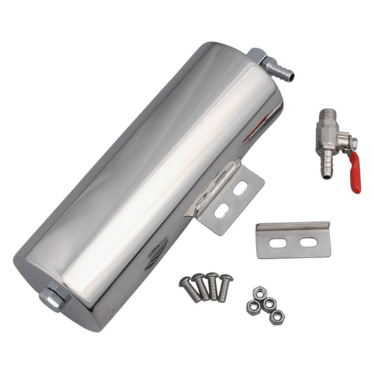 OVERFLOW BOTTLE ROUND STAINLESS STEEL 3in x 11in