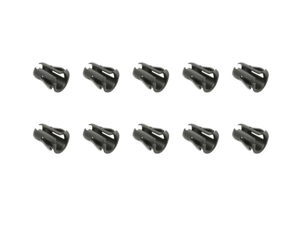 BADGE RETAINING CLIP PUSH IN 5/32 HOLE-1/8 PIN - 10 PACK