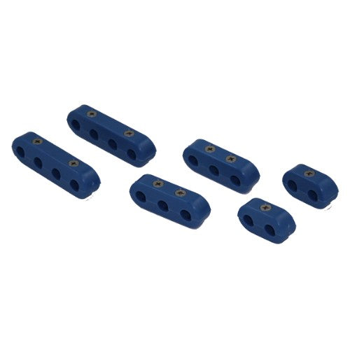 PLUG LEAD HOLDER/SEPARATOR BLUE CLAMP TYPE 6PC SET