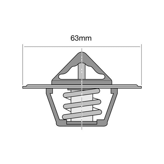 THERMOSTAT FE BIG BLOCK 160°F/71°C TRIDON