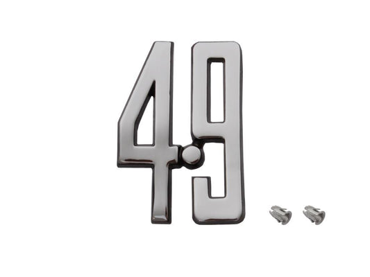 BADGE ENGINE 4.9 XC CHROME - EACH
