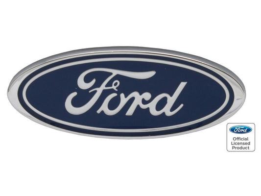 BADGE FORD BLUE OVAL 115MM - XC GRILLE XD-F BOOT
