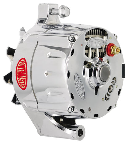 ALTERNATOR 150A INTERNAL-REG,CHROME,SUIT MOST 60-EARLY 80s FORDS (SINGLE 3in LEG)