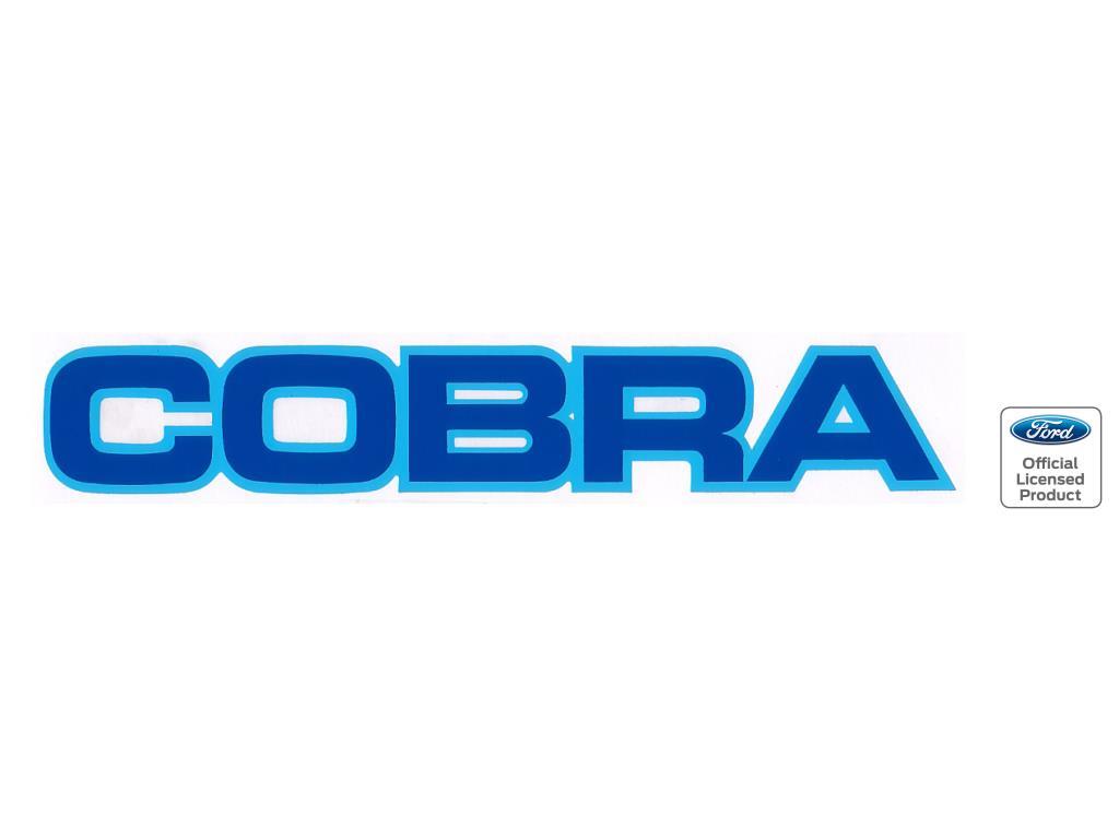 DECAL BODY COBRA LETTERS REAR XC COUPE – Superoo Falcon Spares