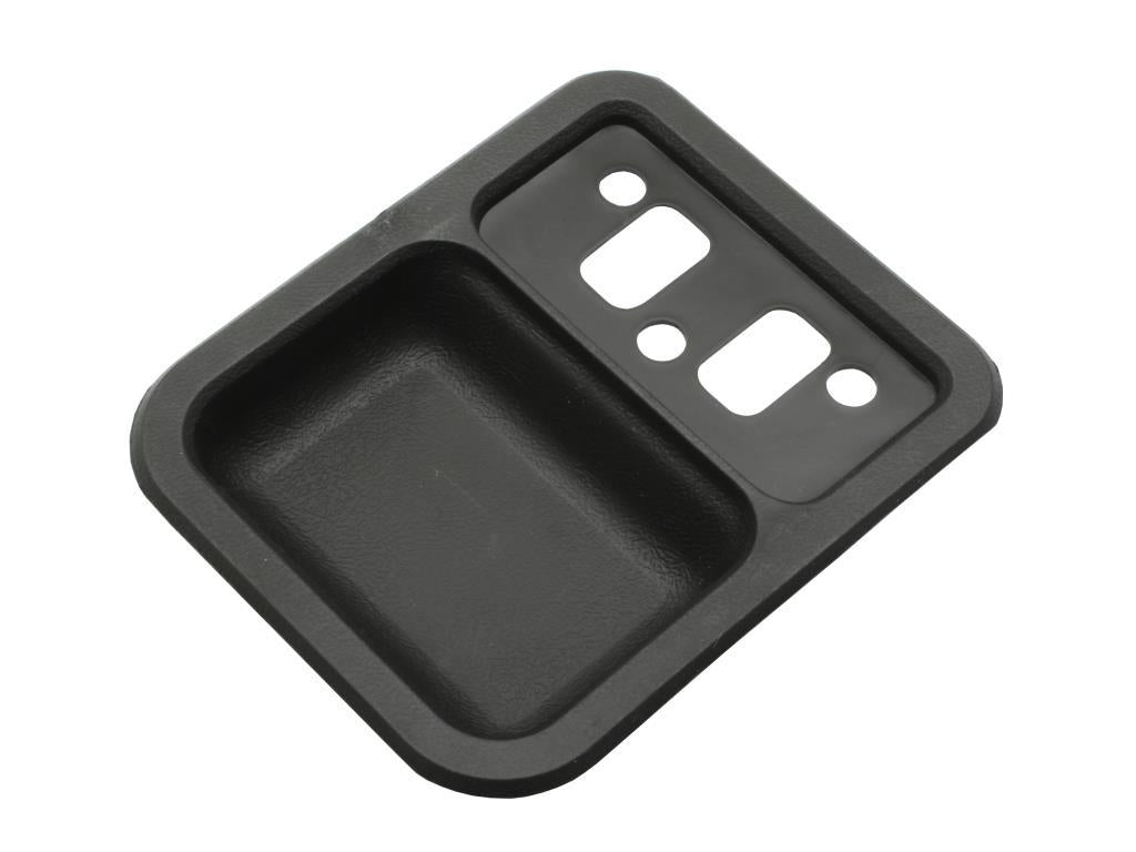 SCUFF CUP DOOR HANDLE BLACK XT-Y PLASTIC - EACH