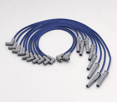 PLUG LEAD SET CLEVELAND/351W MSD 8.5 BLUE NON-HEI